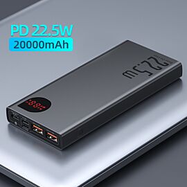20000 mAh 22.5W PD Fast Charging Portable Power bank
