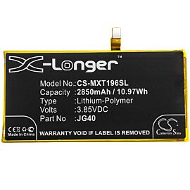 JG40 Battery For Motorola Moto G7 Plus 2850 mAh