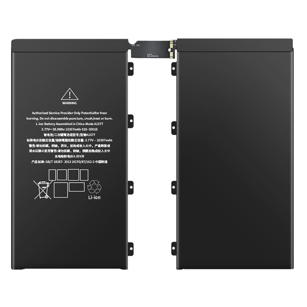 For Apple iPad Pro 12.9 (2015) A1652 A1584 10307 mAh Battery